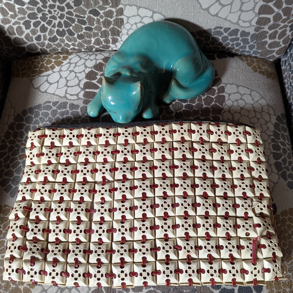 Large 1940s Plasticflex clutch